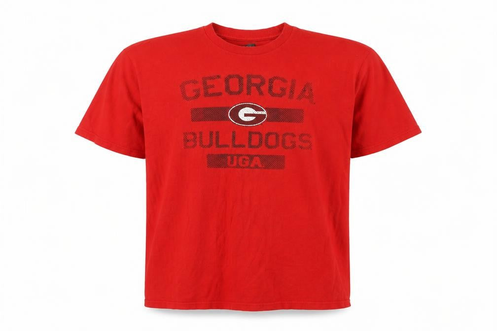 Majestic Georgia Bulldogs Men's Red XL Sports T-Shirt