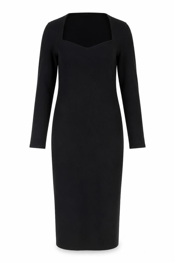 Nasty Gal Women's Black Sheath Dress Size 14