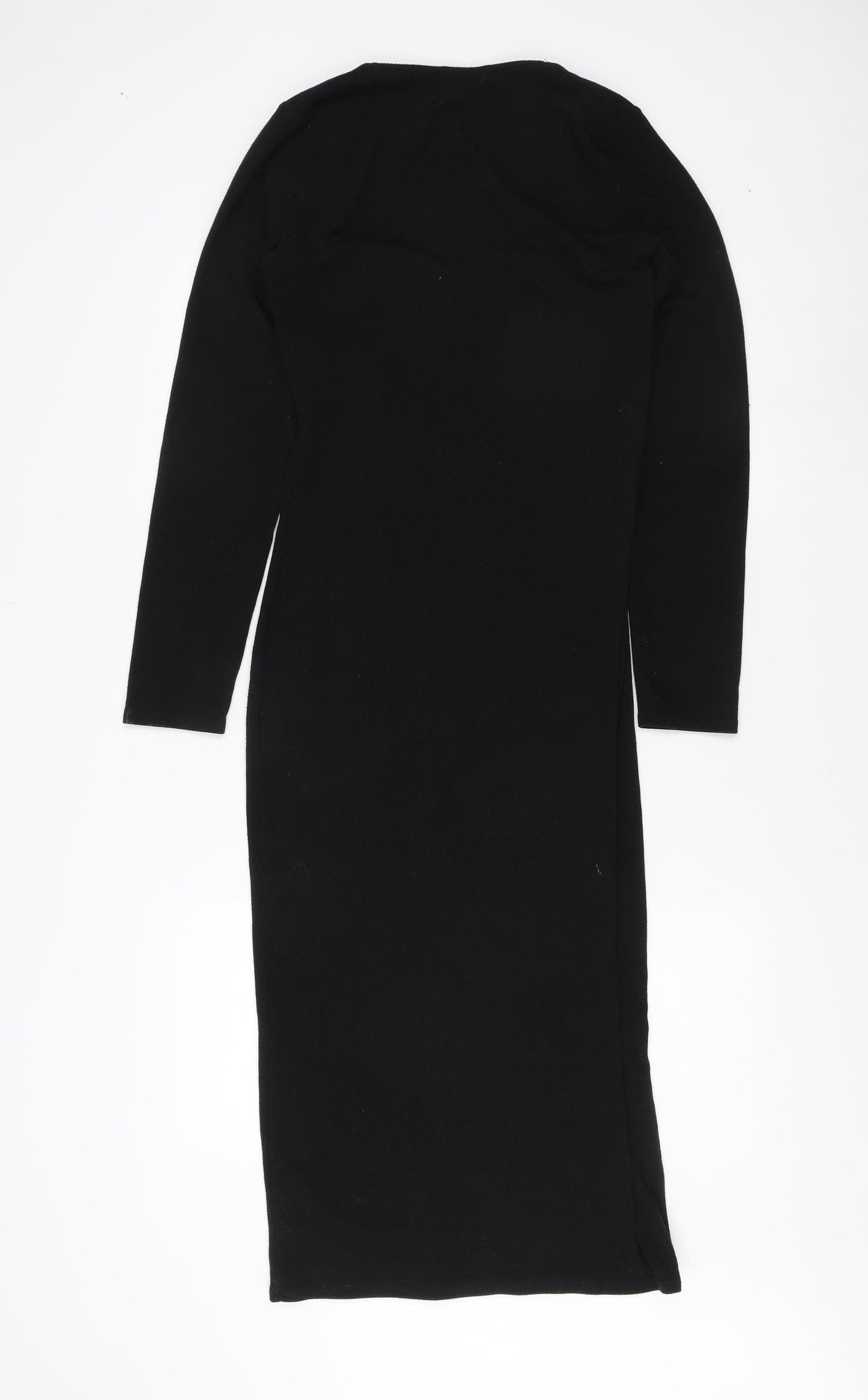 Nasty Gal Women's Black Sheath Dress Size 14