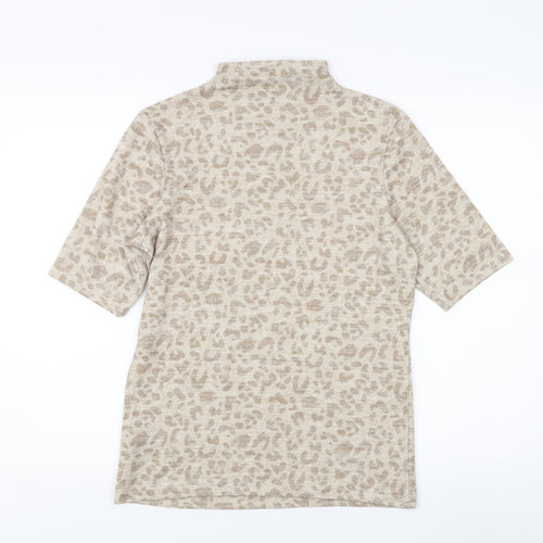 Marks and Spencer Women's Beige Animal Print Top