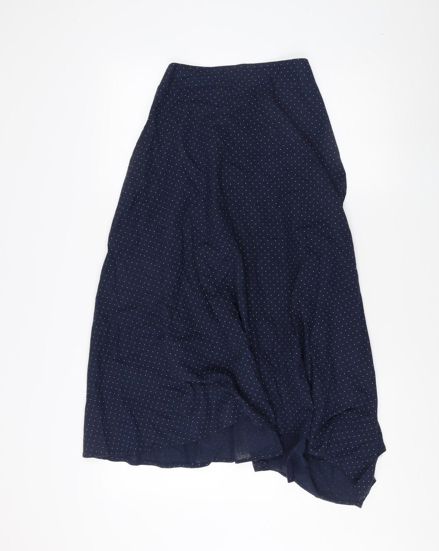 Braintree Women's Blue Polka Dot A-Line Midi Skirt S