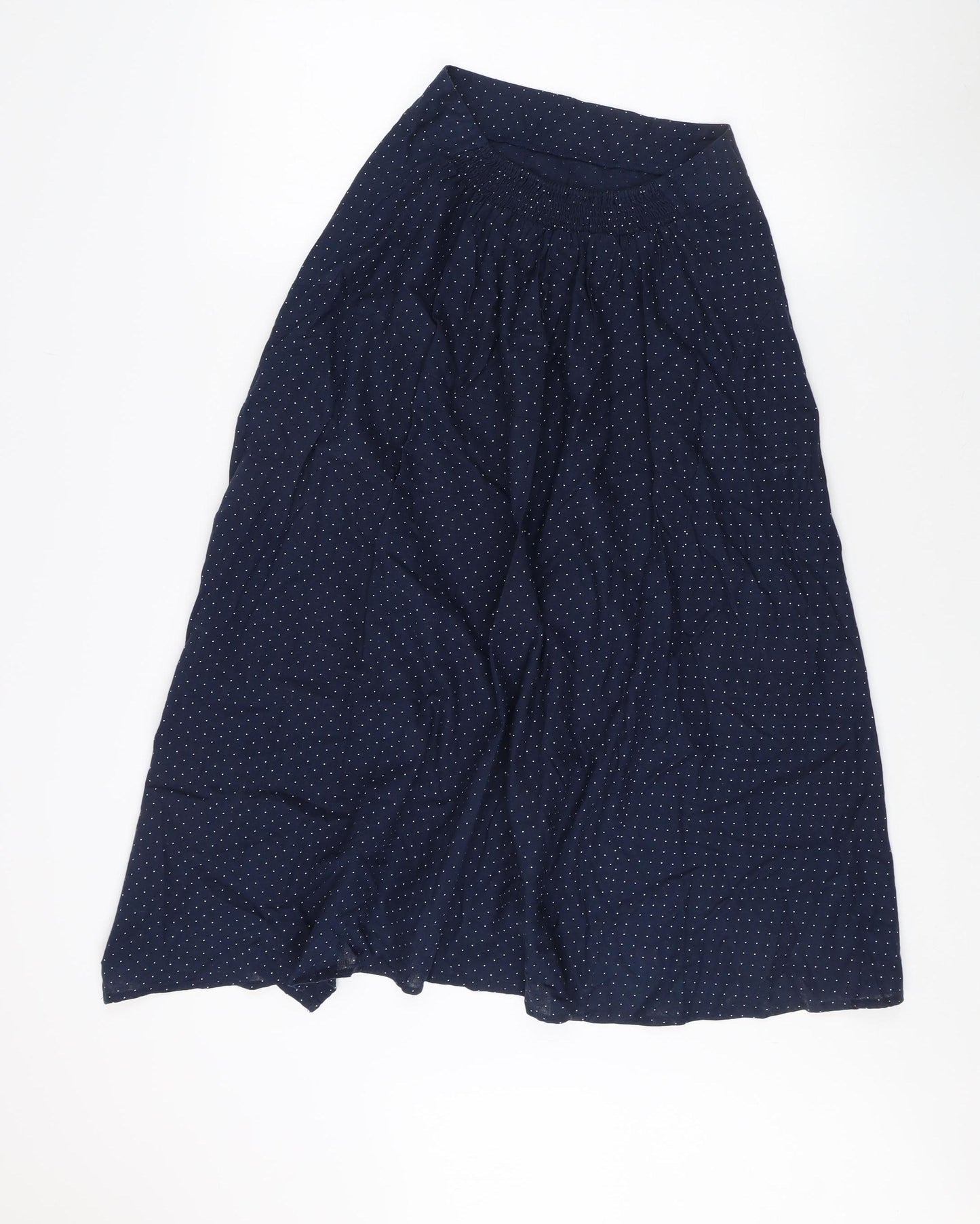 Braintree Women's Blue Polka Dot A-Line Midi Skirt S