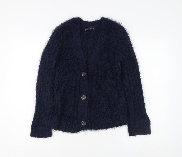 Marks and Spencer Women’s Blue Cardigan XS