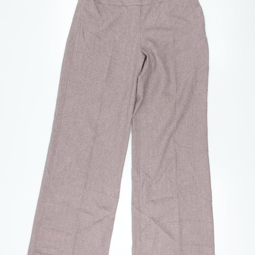 Dorothy Perkins Women's Purple Wide-Leg Trousers Size 10