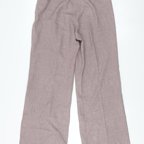 Dorothy Perkins Women's Purple Wide-Leg Trousers Size 10