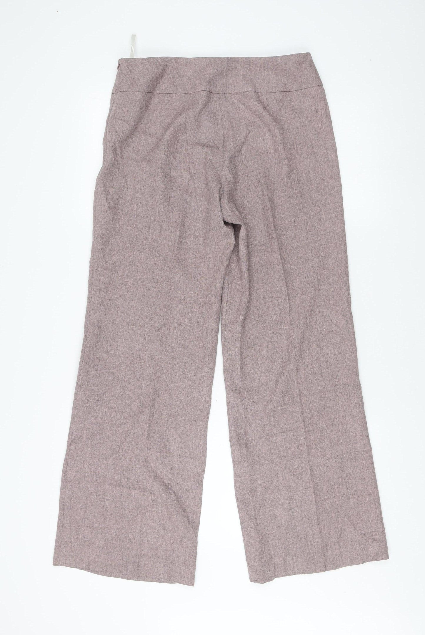 Dorothy Perkins Women's Purple Wide-Leg Trousers Size 10