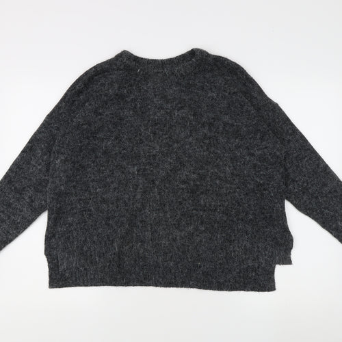 BDG Women's Grey Crew Neck Jumper XS
