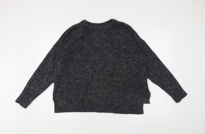 BDG Women's Grey Crew Neck Jumper XS