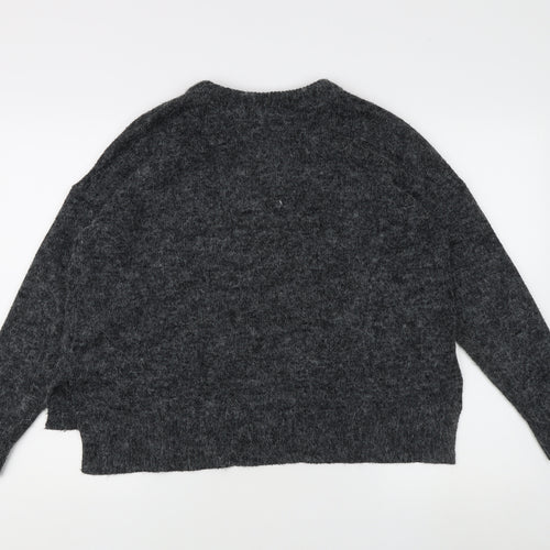 BDG Women's Grey Crew Neck Jumper XS