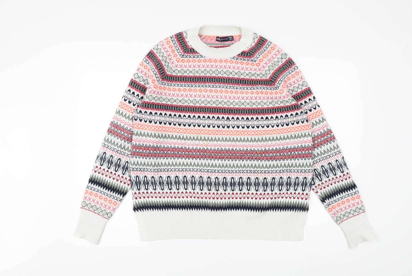 Marks and Spencer Women's Multicoloured Fair Isle Jumper