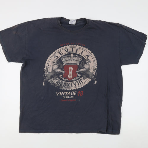 Fox Originals Men's Black 2XL Vintage Graphic T-Shirt