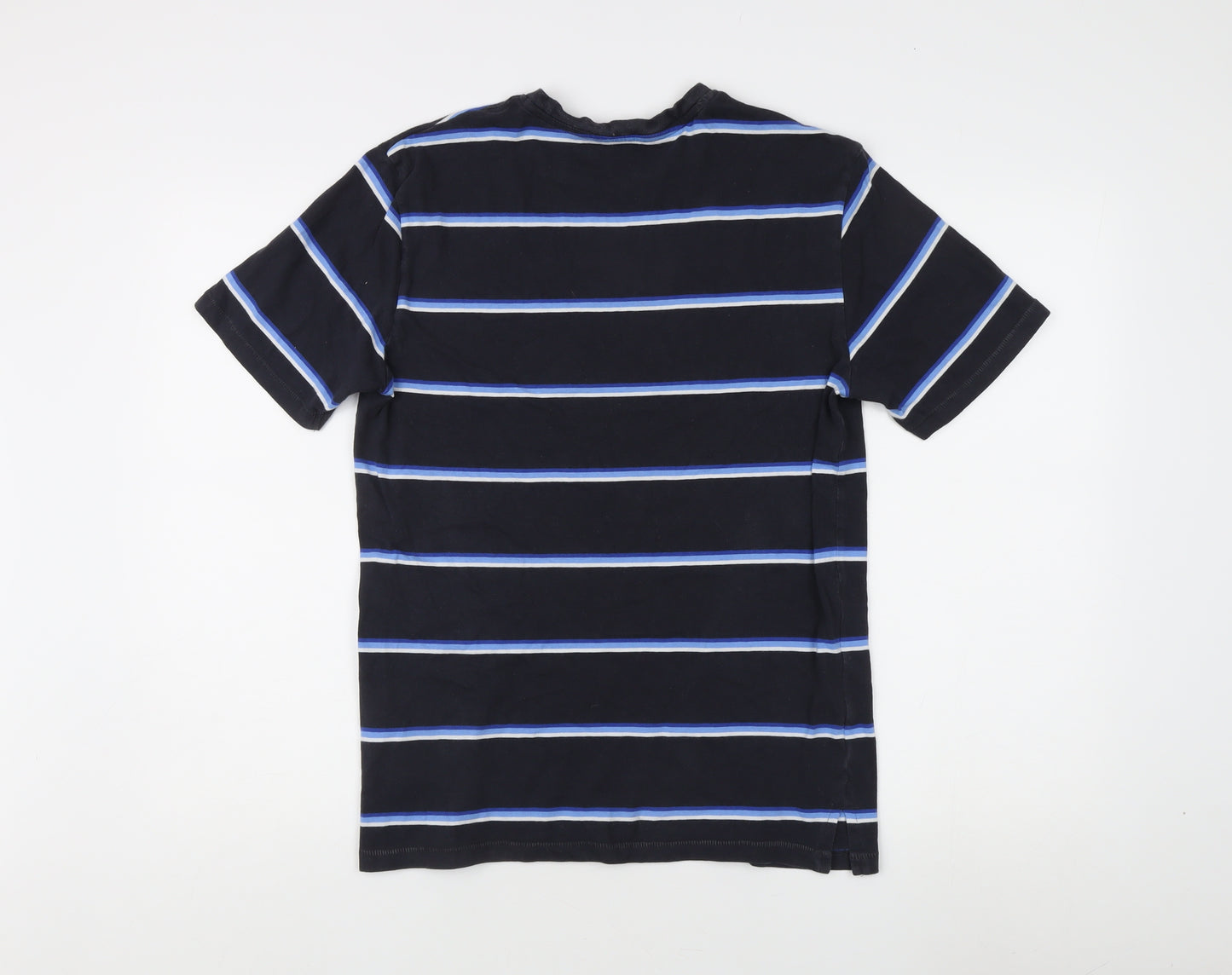 Only & Sons Men's Blue Striped T-Shirt, Size S