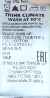 Marks and Spencer Women's Black Striped Long Sleeve T-Shirt Size 14