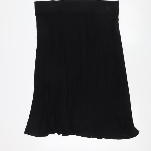 Marks and Spencer Women's Black A-Line Midi Skirt