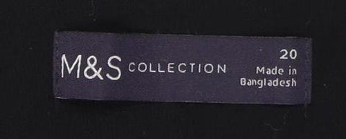 Marks and Spencer Women's Black A-Line Midi Skirt