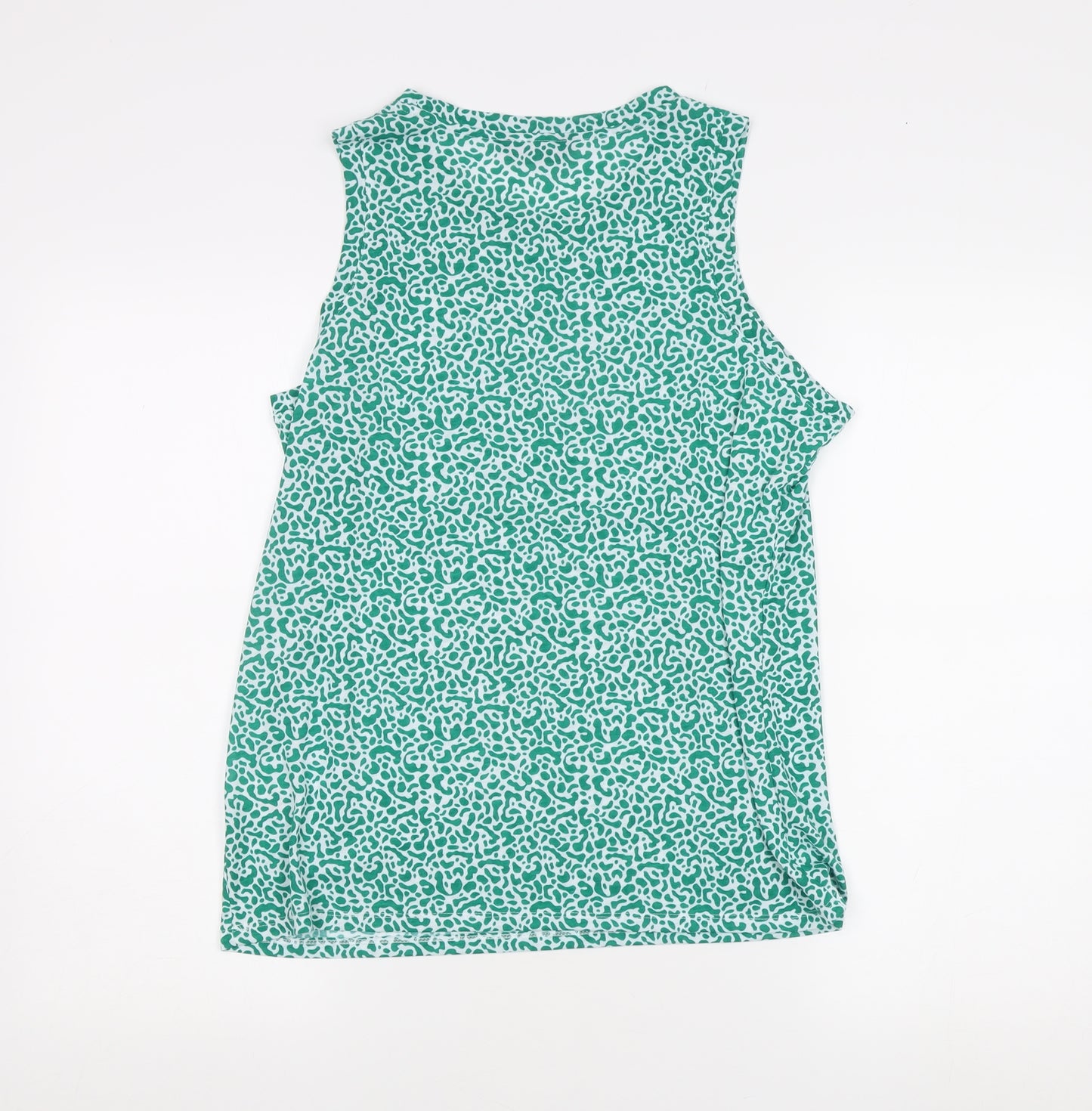 Marks and Spencer Women's Green Animal Print Tank Size 12