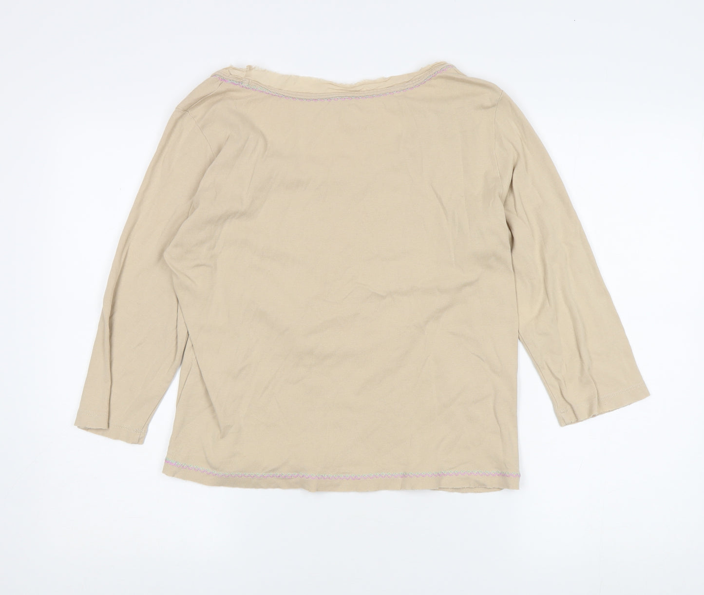 Marks and Spencer Women's Beige Blouse Size 18