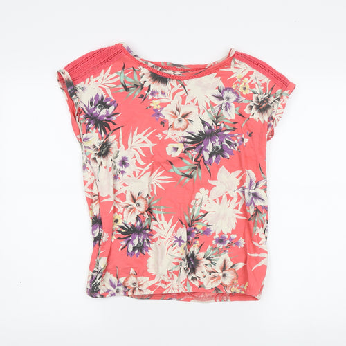 Next Women's Multicoloured Floral T-Shirt Size 12