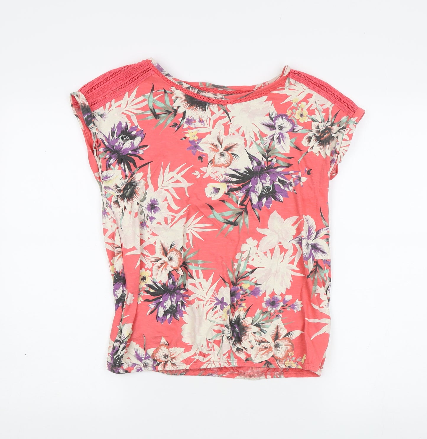 Next Women's Multicoloured Floral T-Shirt Size 12