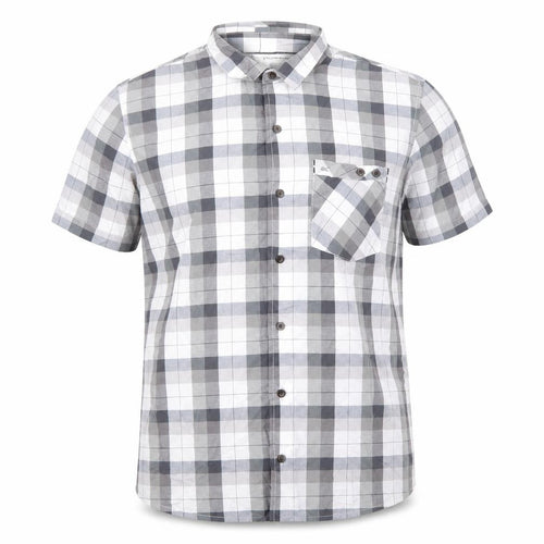 Regatta Men's Grey Plaid Short Sleeve Shirt M