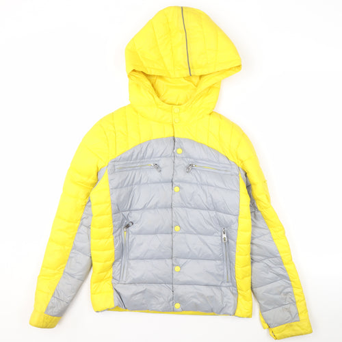 Bugatti Women's Yellow Puffer Jacket Size 14