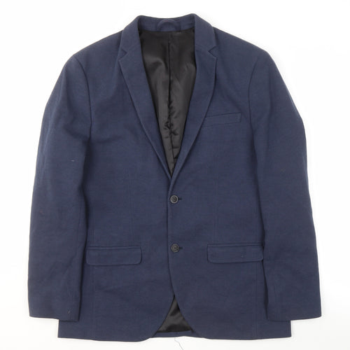 Jack & Jones Men's Blue Blazer, Size UK 44, Formal Jacket