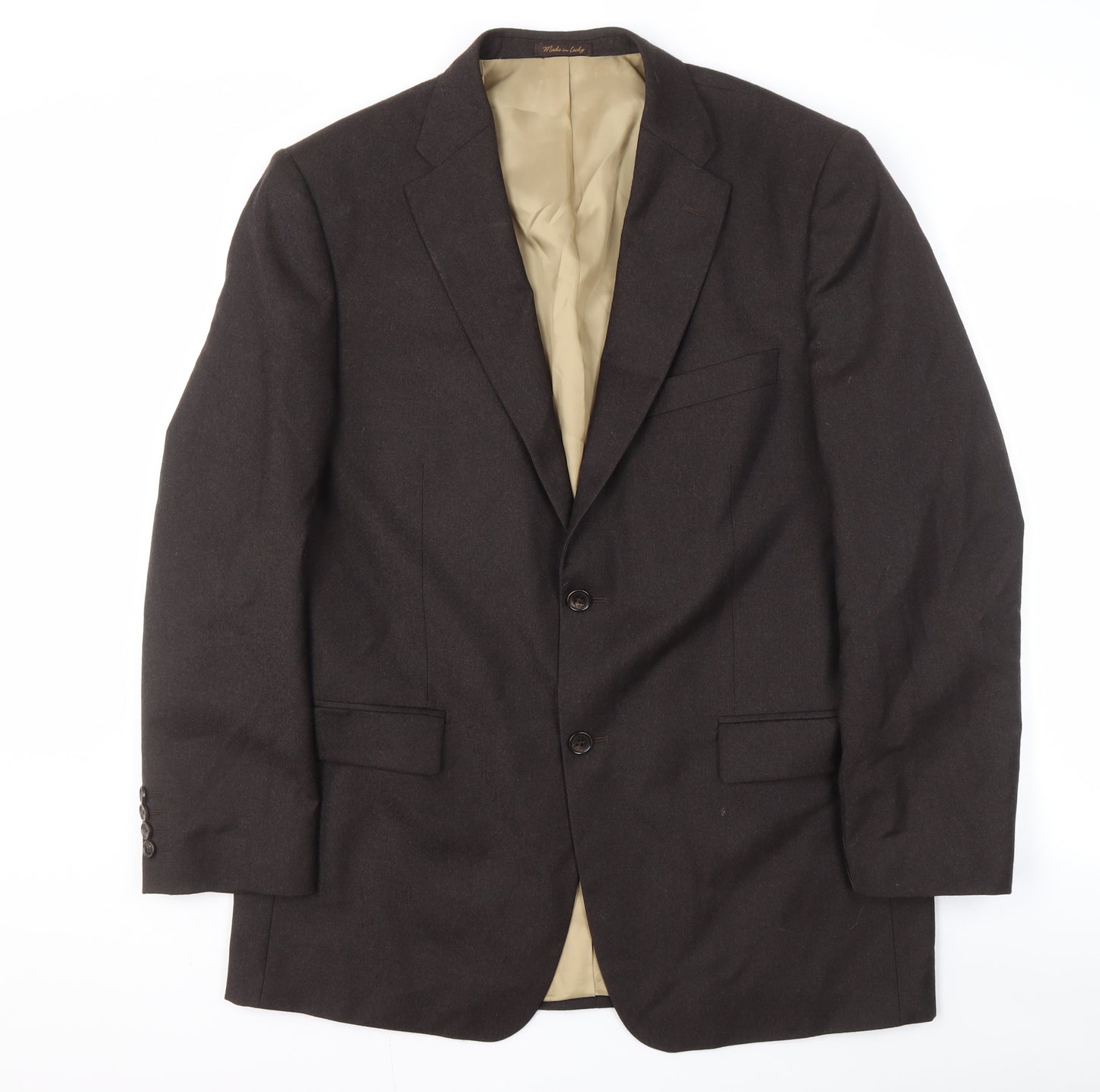 Marks and Spencer Men's Brown Wool Blazer Size 44R