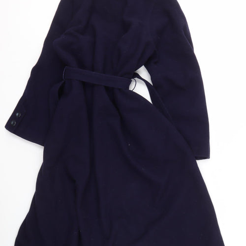 OLON Women's Blue Wool Overcoat Size 12