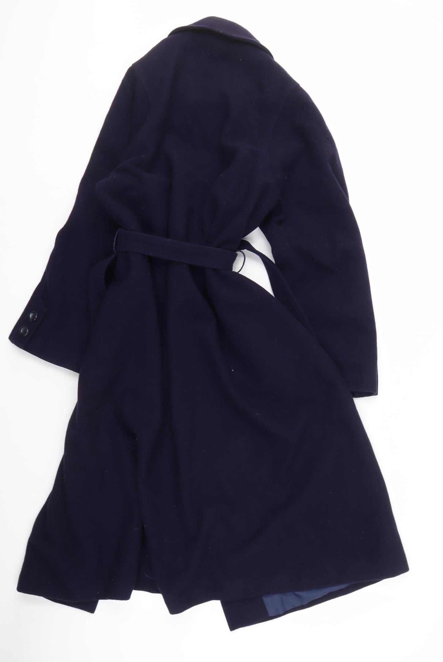 OLON Women's Blue Wool Overcoat Size 12