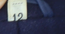 OLON Women's Blue Wool Overcoat Size 12