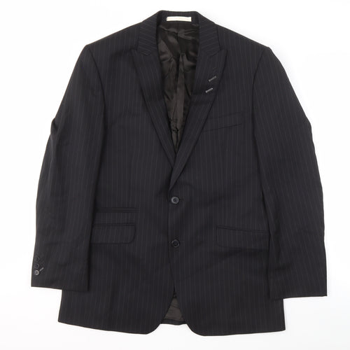 Limehaus Men's Blue Striped Blazer - Size 40R