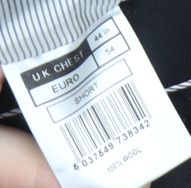 Burton Men's Blue Wool Blazer 44S Formal Jacket