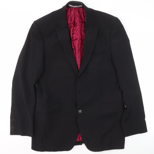 Alexandre Savile Row Men's Black 40R Jacket