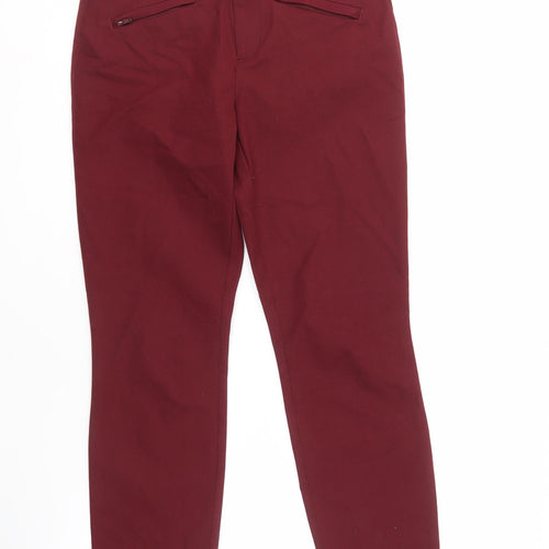 GAP Women's Red Ankle Skinny Trousers Size 6