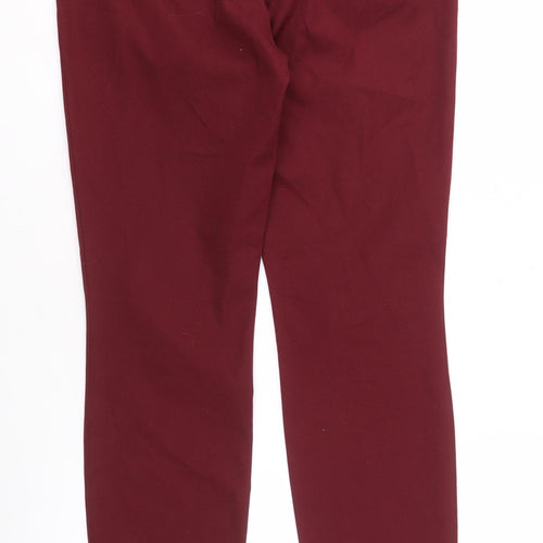 GAP Women's Red Ankle Skinny Trousers Size 6