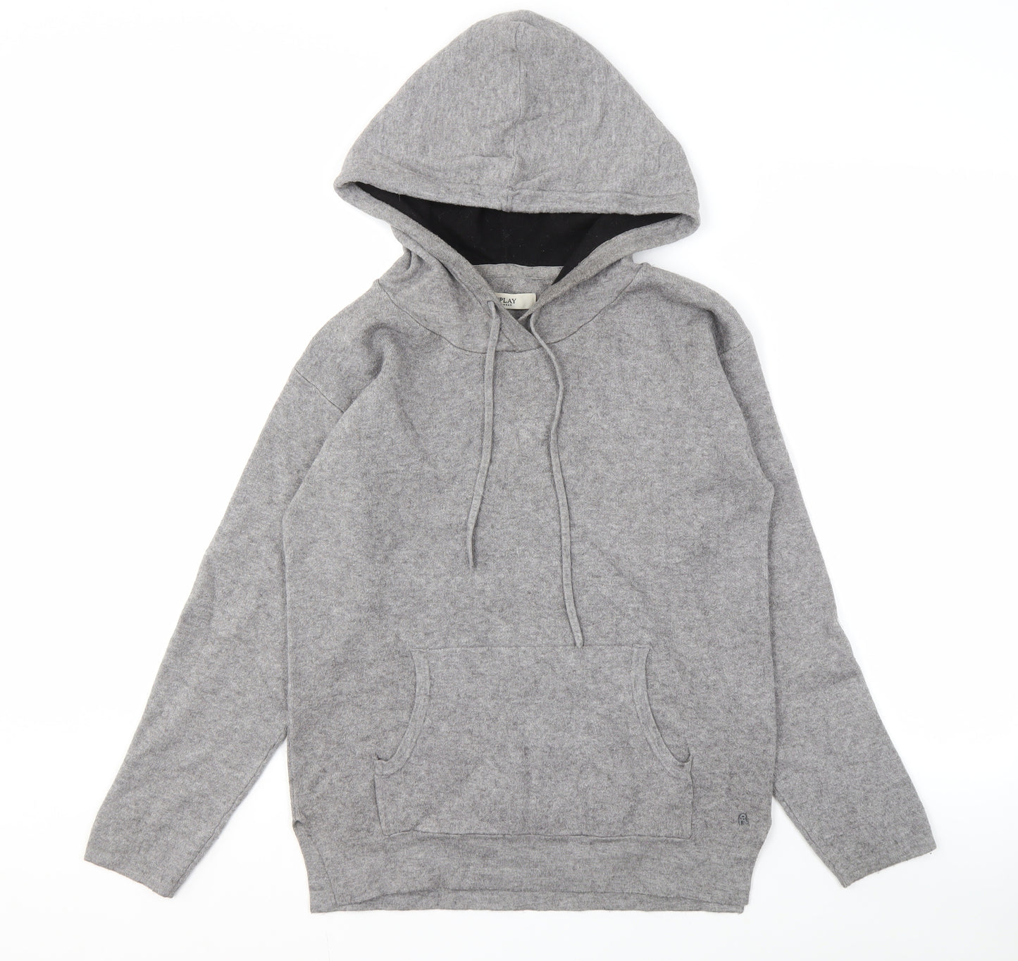 Replay Men's Grey Pullover Hoodie, S, Knit, Hooded