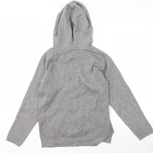 Replay Men's Grey Pullover Hoodie, S, Knit, Hooded