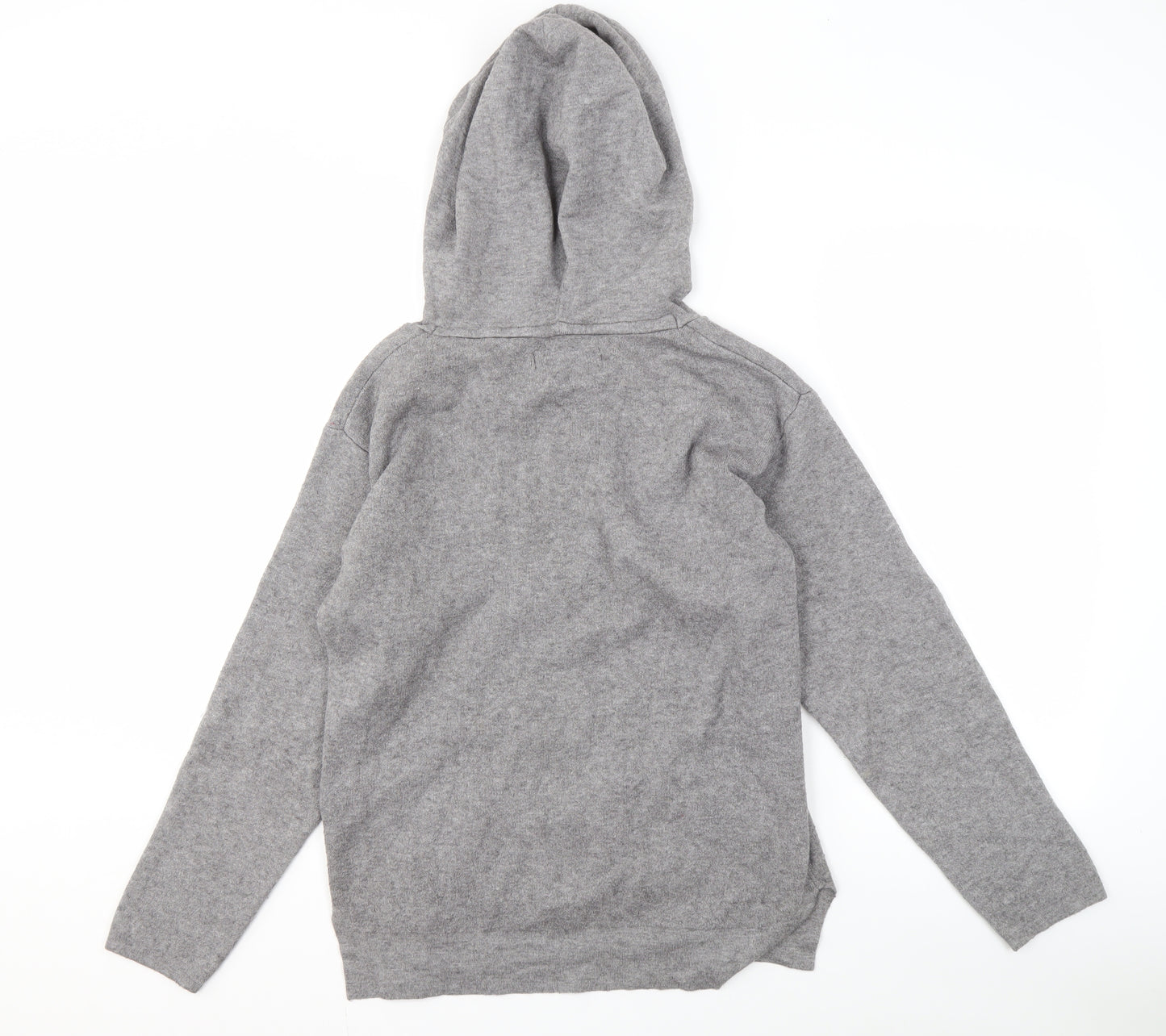 Replay Men's Grey Pullover Hoodie, S, Knit, Hooded