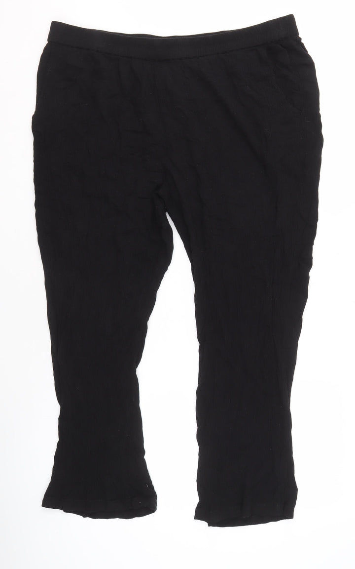 Cotton Traders Women's Black Trousers Size 16
