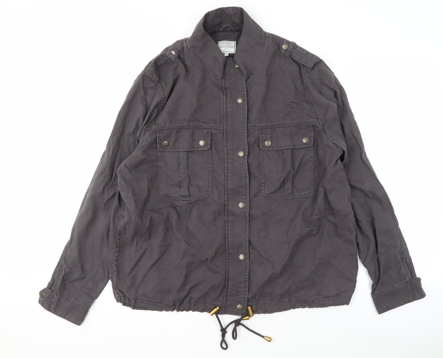 Fat Face Women's Grey Military Jacket Size 18