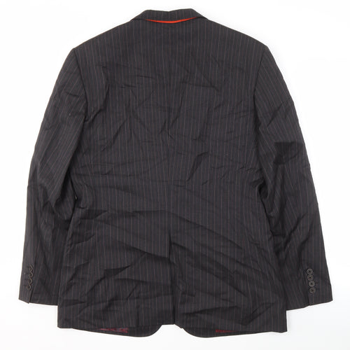 Ted Baker Men's Multicoloured Striped Suit Jacket 40R