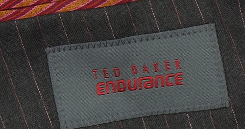 Ted Baker Men's Multicoloured Striped Suit Jacket 40R