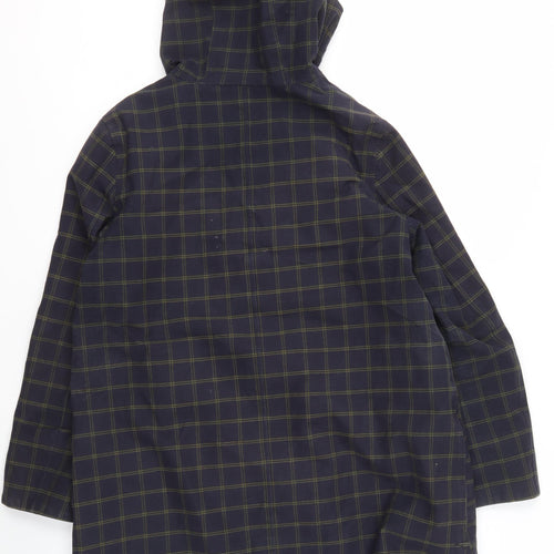 Seasalt Cornwall Women's Blue Hooded Rain Coat Size 14
