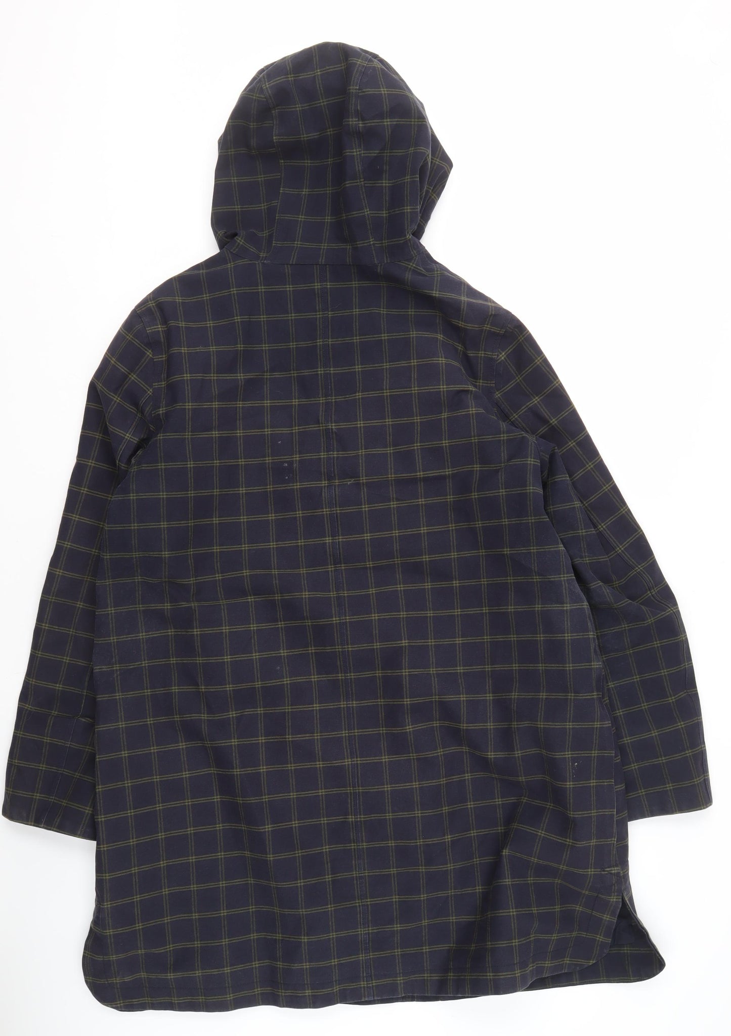 Seasalt Cornwall Women's Blue Hooded Rain Coat Size 14