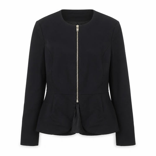 Front view of French Connection Women's Black Blazer, size 12
