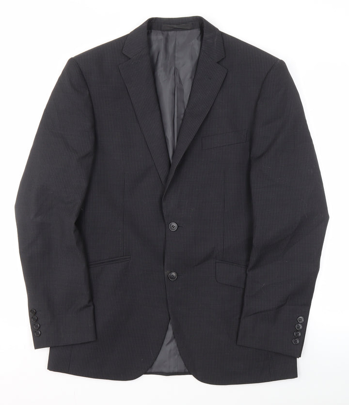 Marks and Spencer Men's Grey 38R Blazer, Business Formal Wear