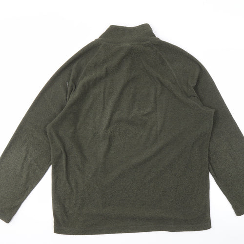 Trespass Men's Green Fleece Pullover Sweatshirt XL