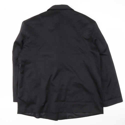 Collusion Women's Black Blazer, Size 18, Notch Lapel
