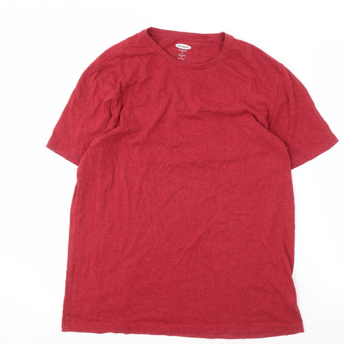Old Navy Men's Red Medium Crew Neck T-Shirt