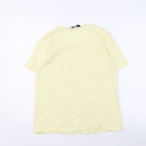 ISLE Essentials Women's Yellow Blouse, Size 14, Cotton